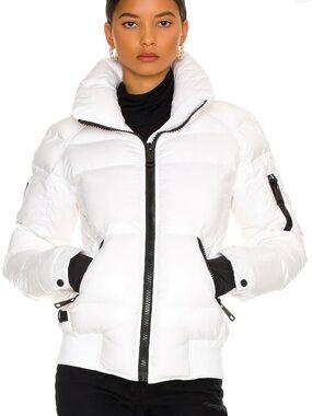 SAM. White Freestyle Bomber NWT XL